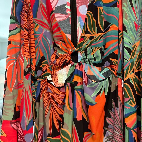 Show Me Your Mumu Go Out Cut Out Mini Dress ~ Tropical Paradise - Picture 6 of 7
